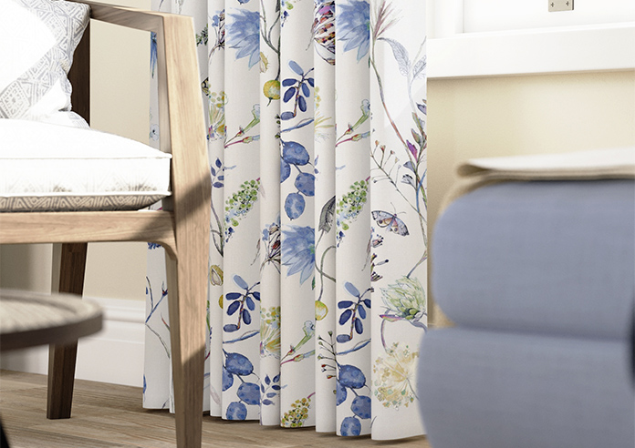 Grove, Saxon Blue - Made to Measure Curtains - Image 5